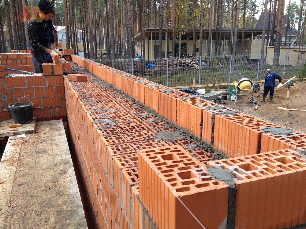 Строительство частного дома из керамических блоков, Киевская область